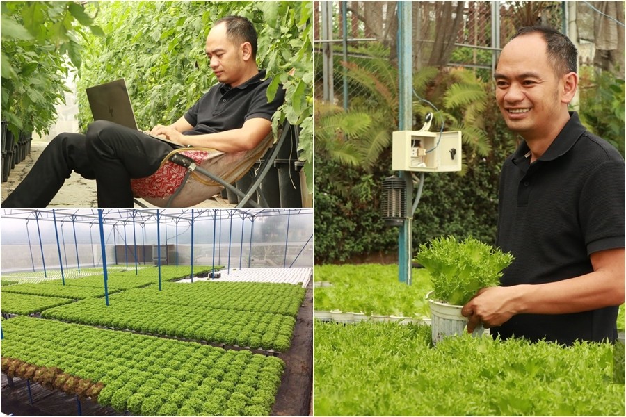 Nông nghiệp công nghệ cao ở Lâm Đồng: Nông dân chăm rau, trồng hoa bằng điện thoại thông minh