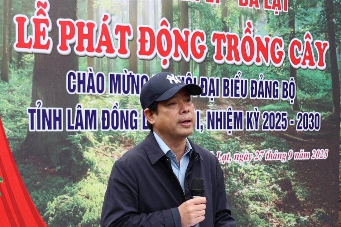 Lâm Đồng: Trồng 3.000 cây xanh chào mừng Đại hội Đảng bộ tỉnh