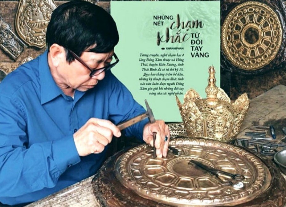 Làng nghề chạm bạc Đồng Xâm: Giữ hồn di sản giữa nhịp sống hiện đại